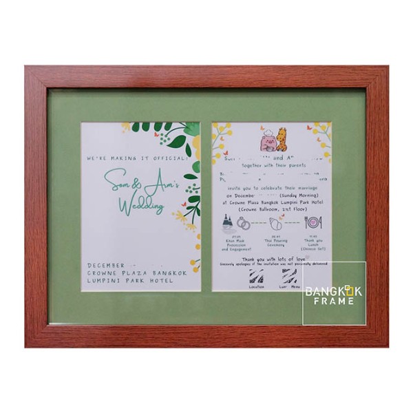 กรอบรูปภาพแต่งงาน การ์ดแต่งงาน